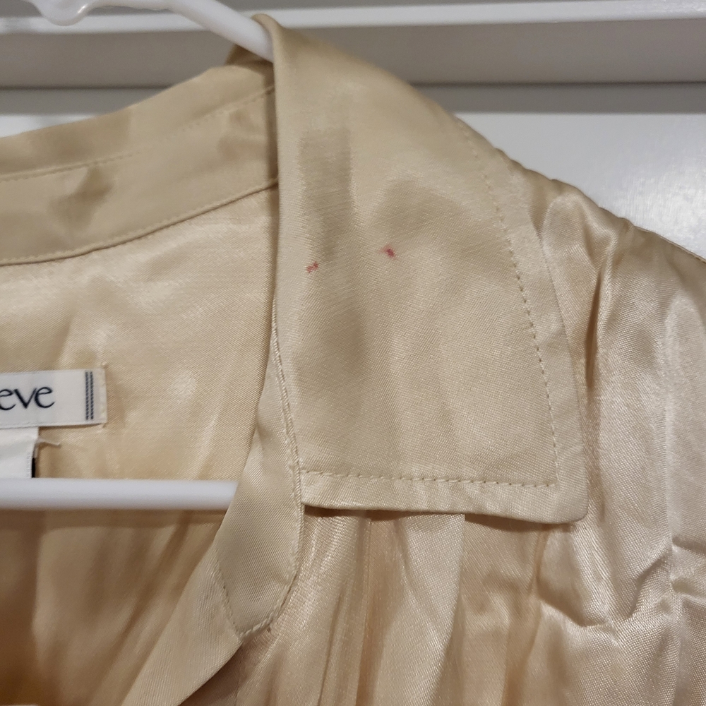 Maeve Long Sleeve Satin Twofer Romper - Picture 8 of 8
